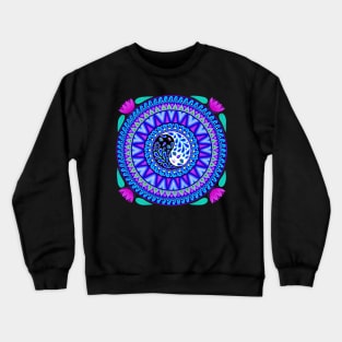 YinYang Harmony Mandala Crewneck Sweatshirt